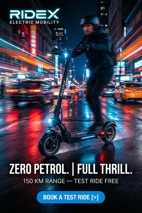 RIDEX poster — Electric scooter