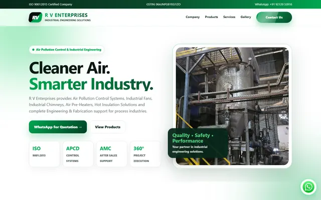 R V Enterprises website